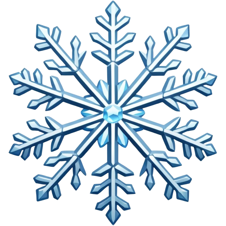 give me a aesthetic snow flake emoji