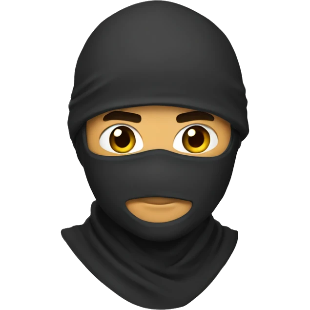 Cara de un ninja emoji