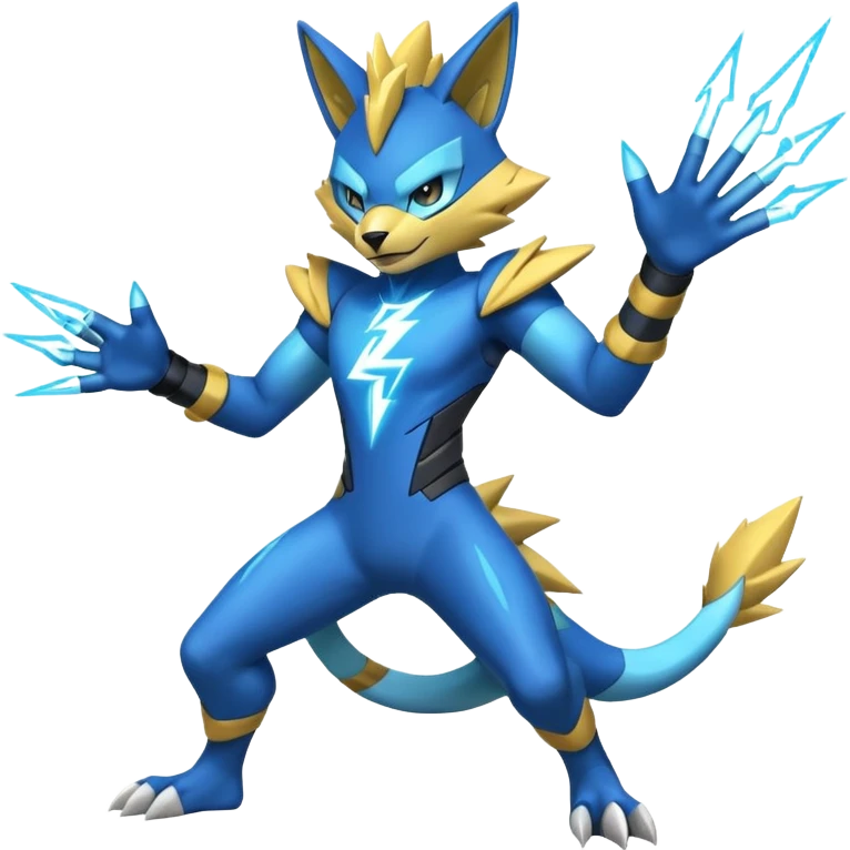 Electrike-Zeraora (full body) emoji