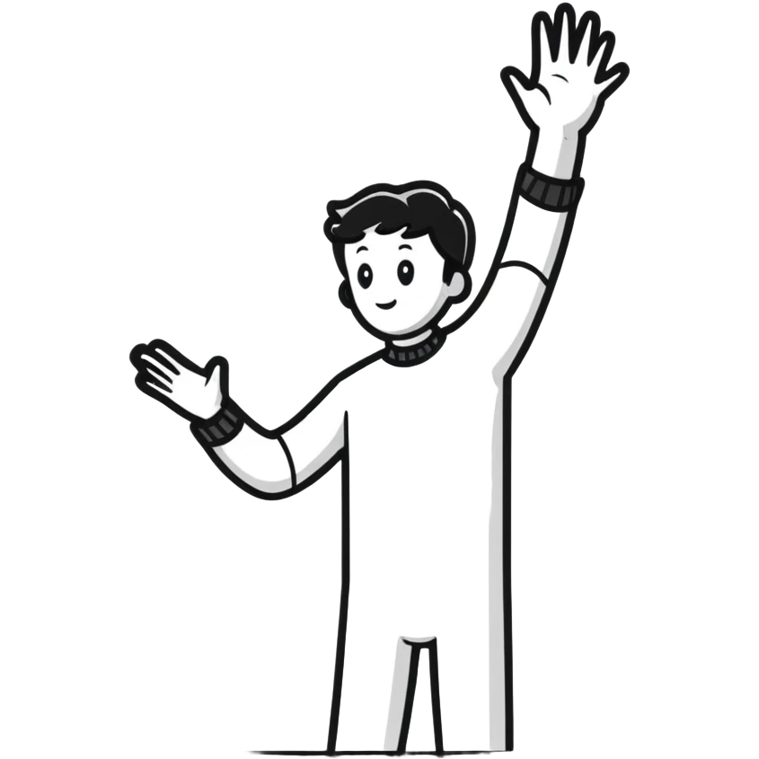 waving hello emoji