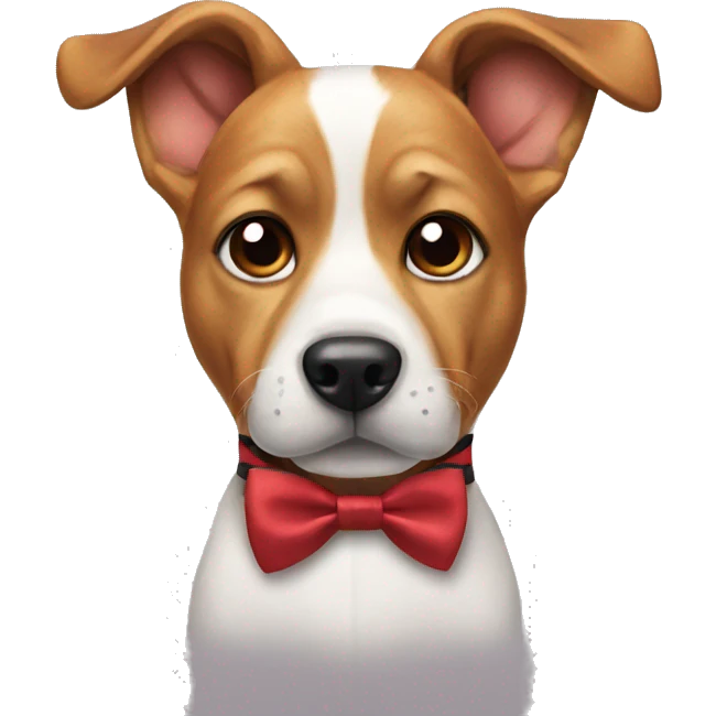 dog with bowtie emoji