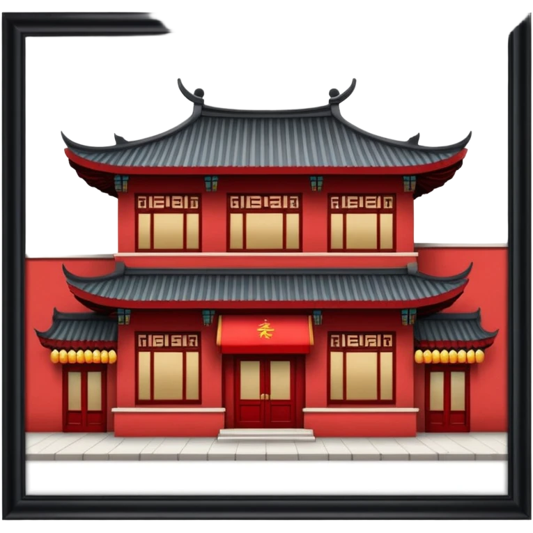 Chinese restaurant. emoji