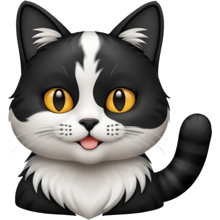 Cool cat saying ok emoji