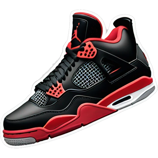 air jordan 4 bred emoji