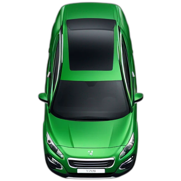 Peugeot 3008 verde emoji