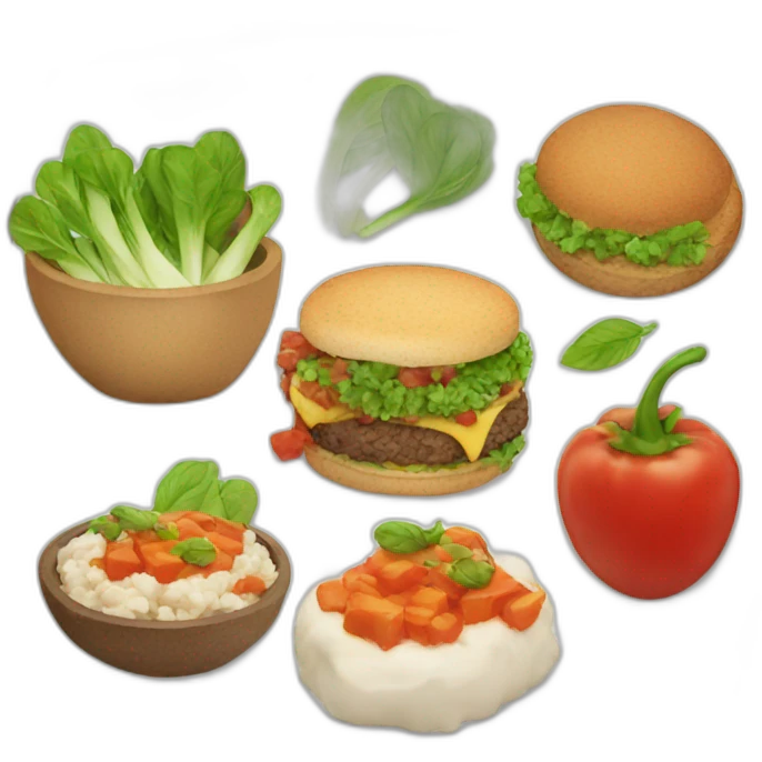 Vegan food emoji