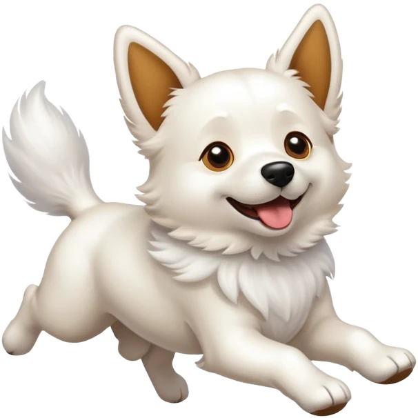 dog flying emoji