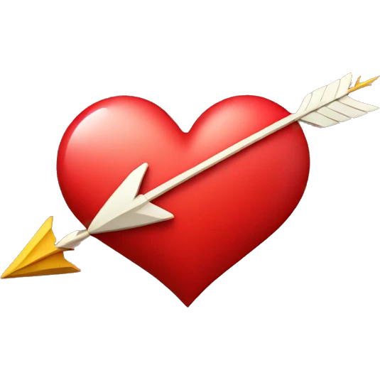 Red heart with arrow  emoji