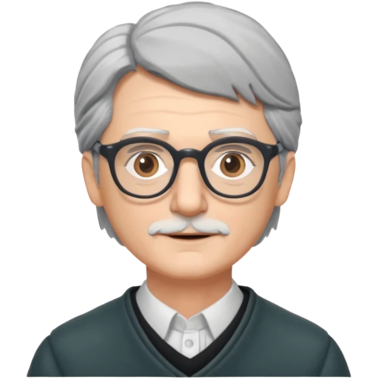 Narrator gray hair classes  from Into the Woods emoji