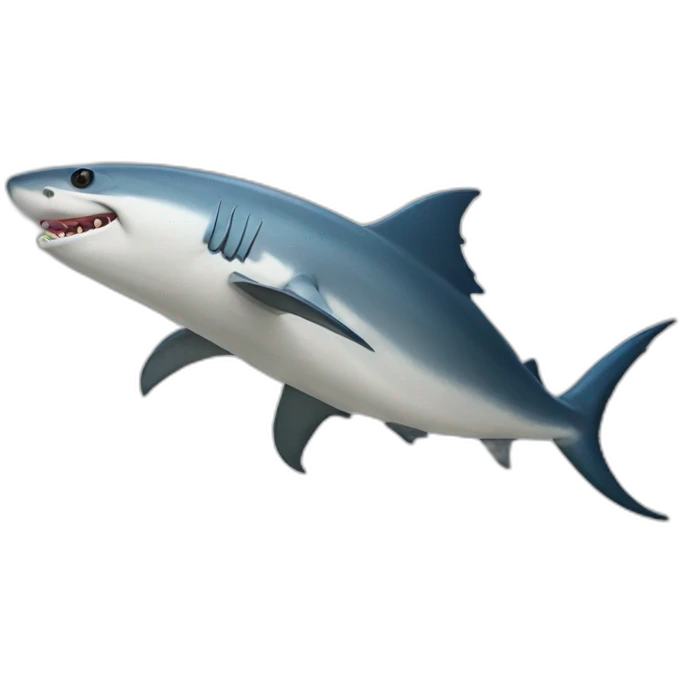 rooster shark emoji