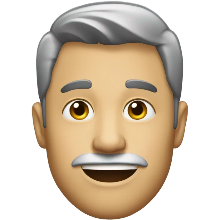 Make a man checking his jawline emoji