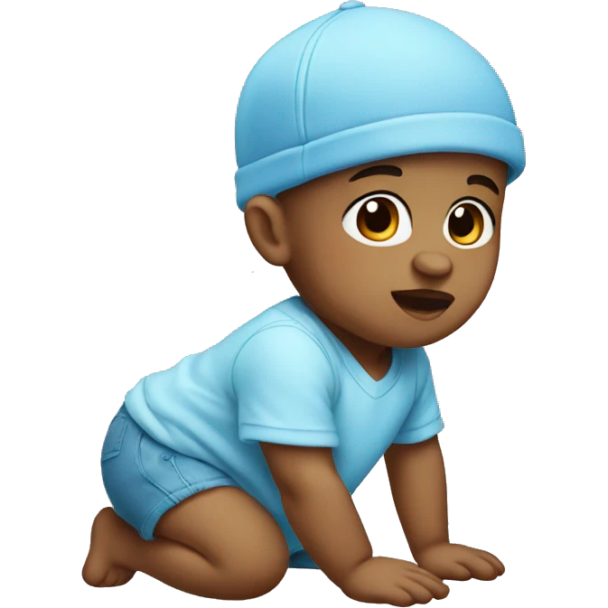 Baby blue emoji