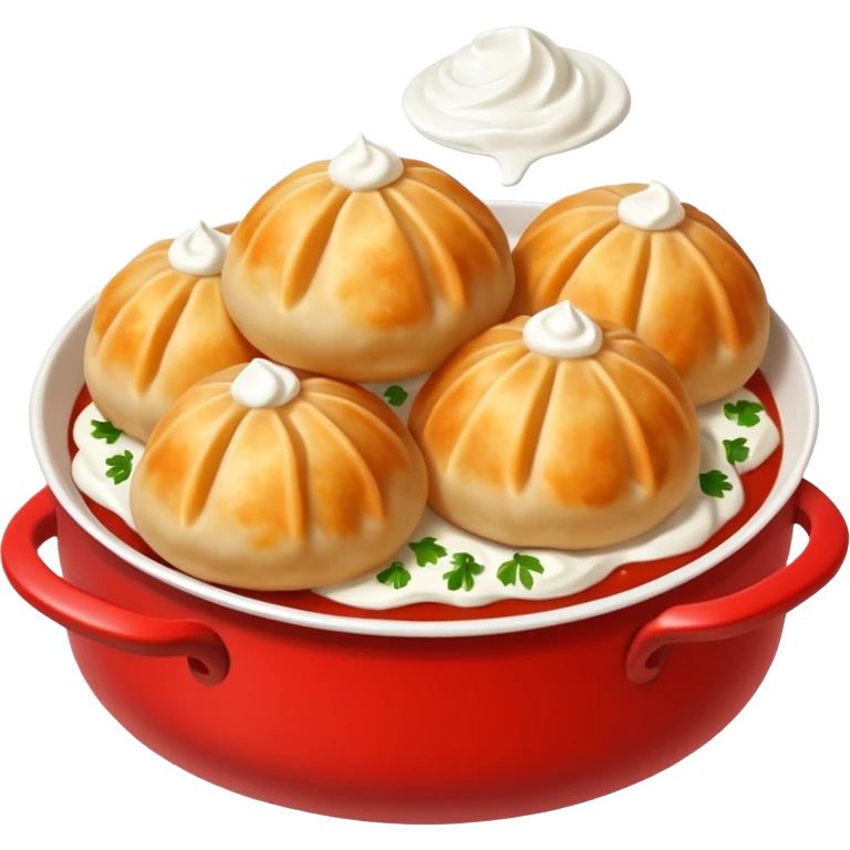 Russian red dumplings emoji