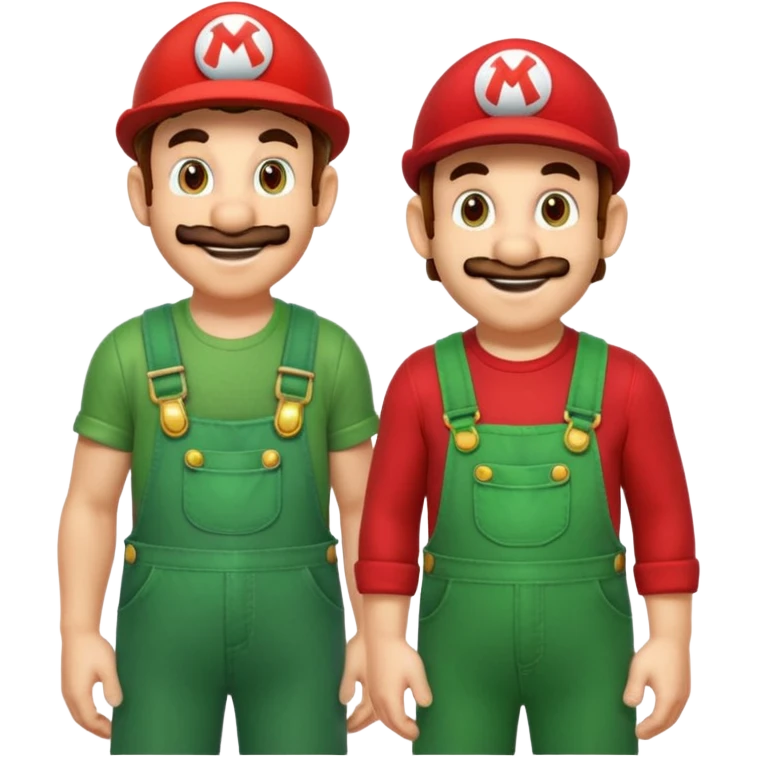 Mario Luigi, a donkey Kong ￼too emoji
