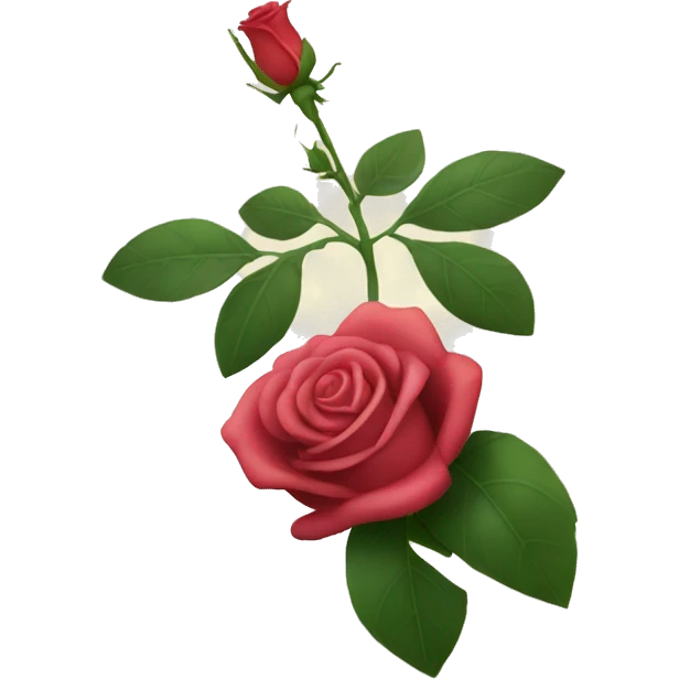a rose vibrating  emoji