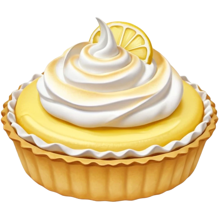 Lemon tartlet with meringue on top emoji
