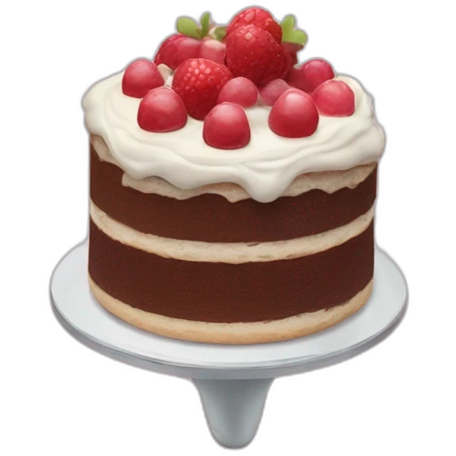 gateau sur un éléphand qui jongle emoji