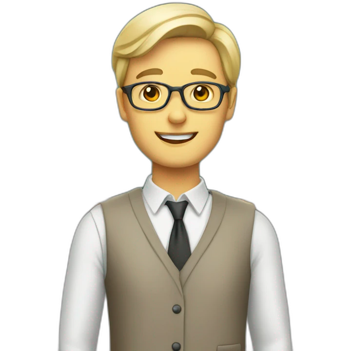 A teacher of german emoji