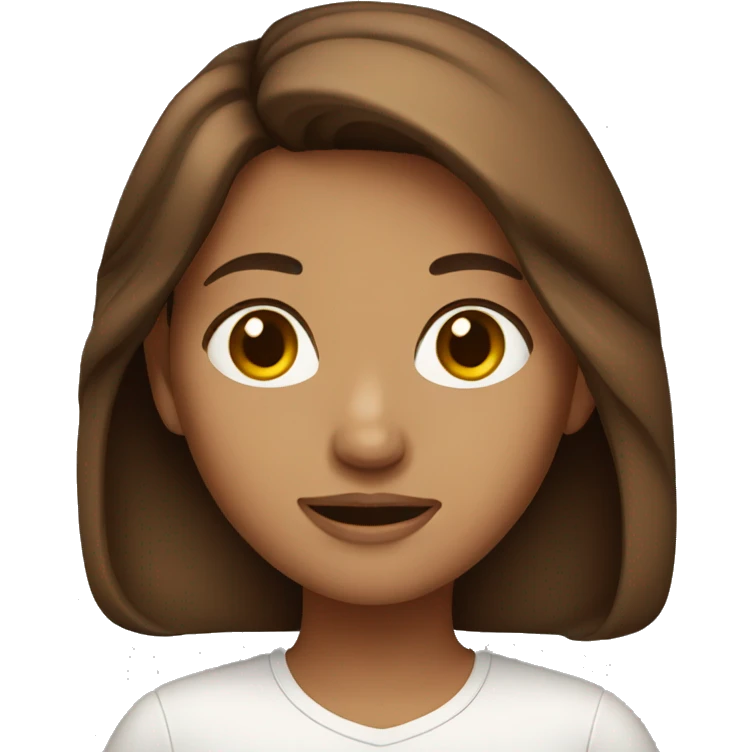 brown haired girl emoji