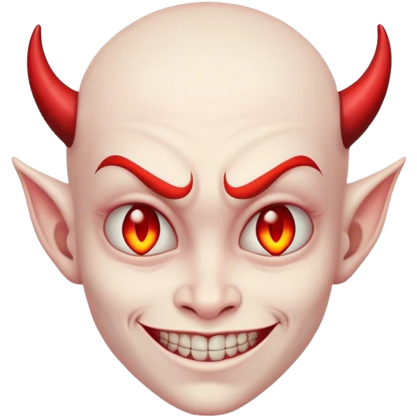 Satanic smirk emoji