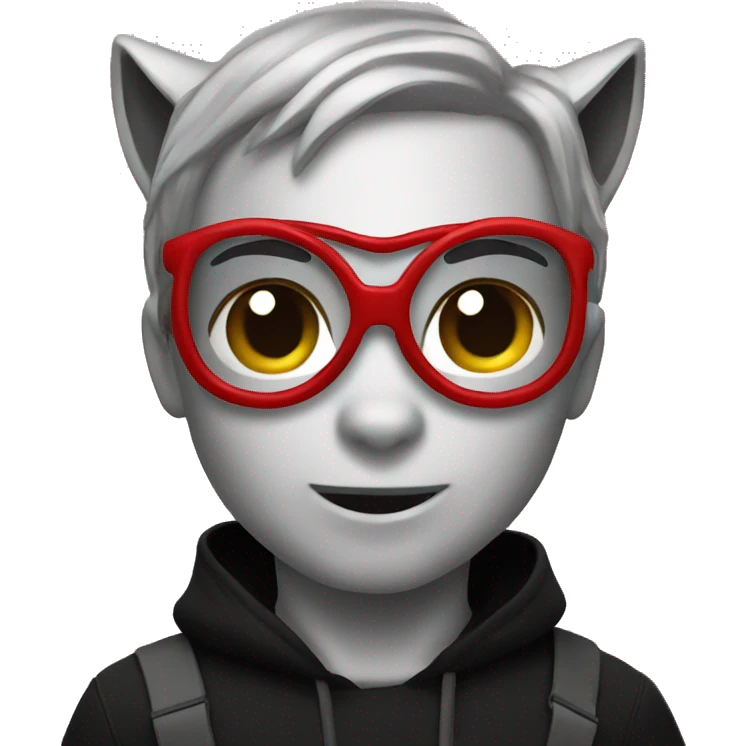 cat spider man black emoji