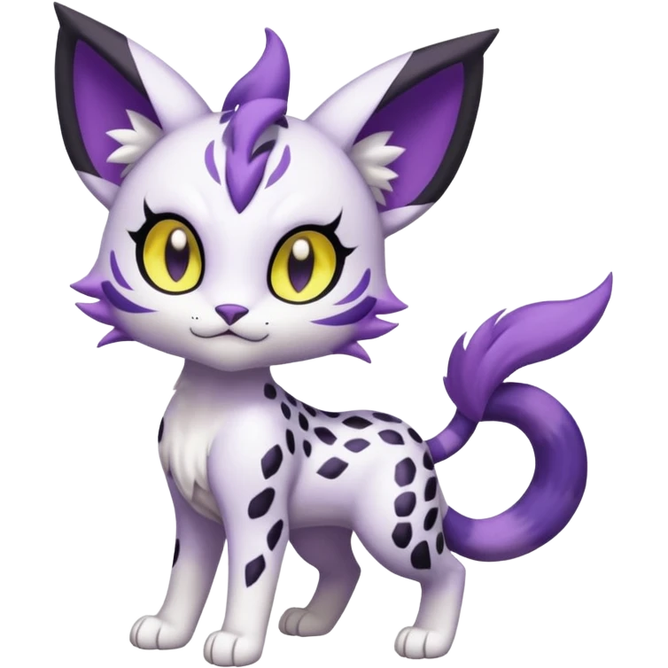 Meloetta-Gatomon-Liepard-Pokémon-Digimon-Fakémon-fusion-hybrid-creature emoji