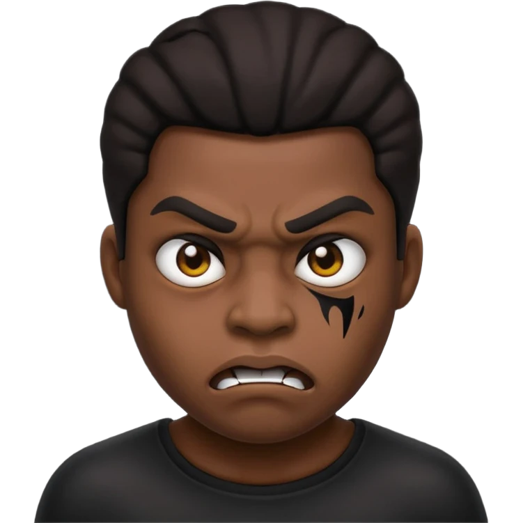 Emoji esclave de personne noir emoji