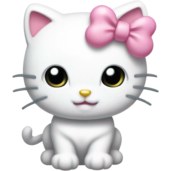 Hello kitty pink  emoji