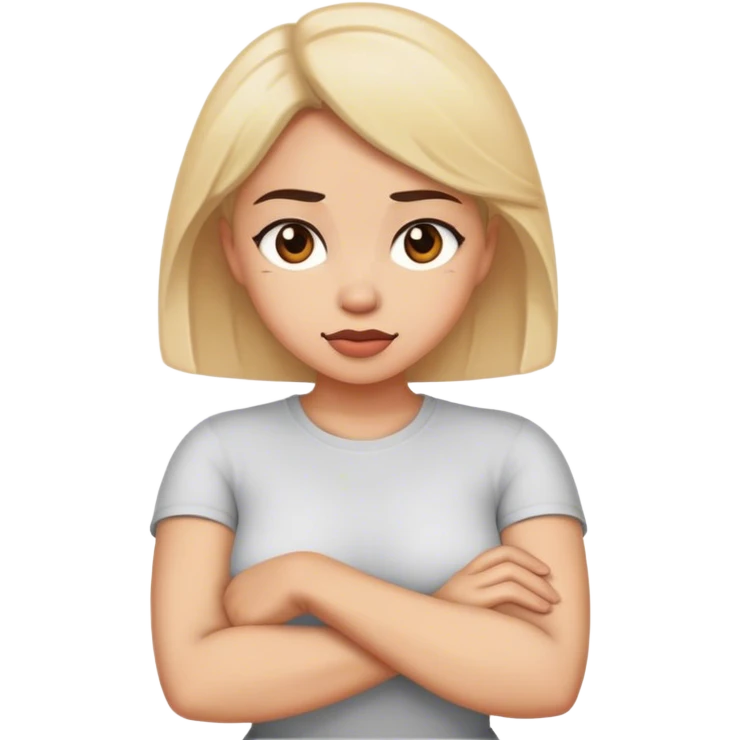 sassy arm cross emoji