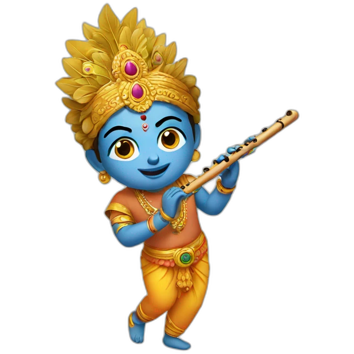 Krishna flute  emoji