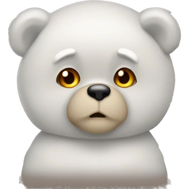 Ours avec doudoune  emoji