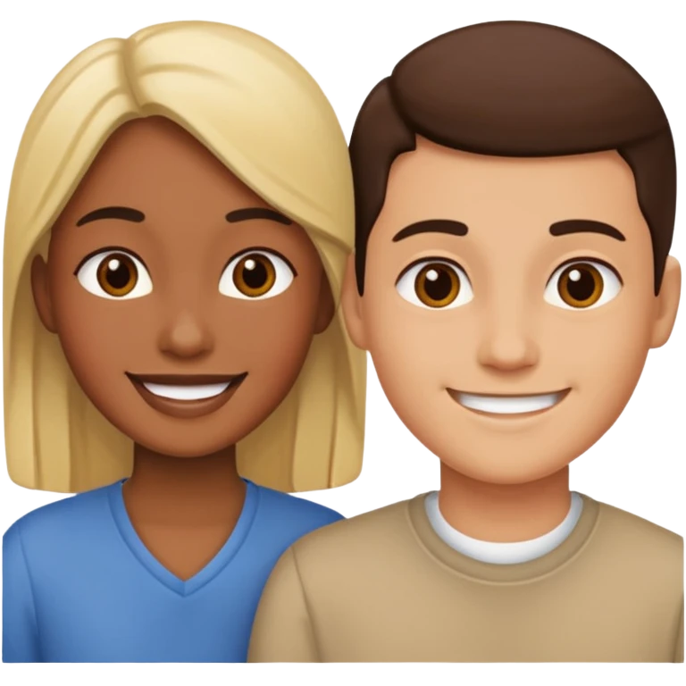 Two people separated  emoji
