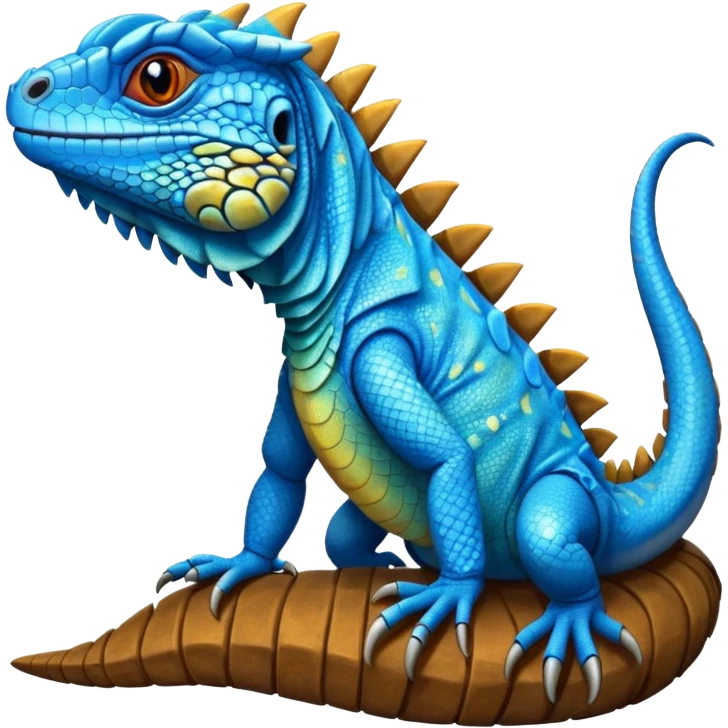 Blue Iguana emoji