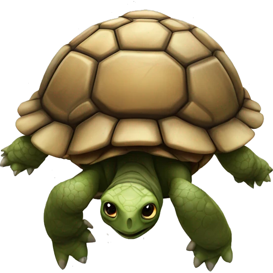 Tortoise with jetpack on its back emoji