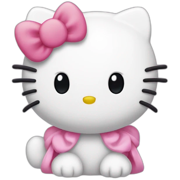 hello kitty no mouth emoji