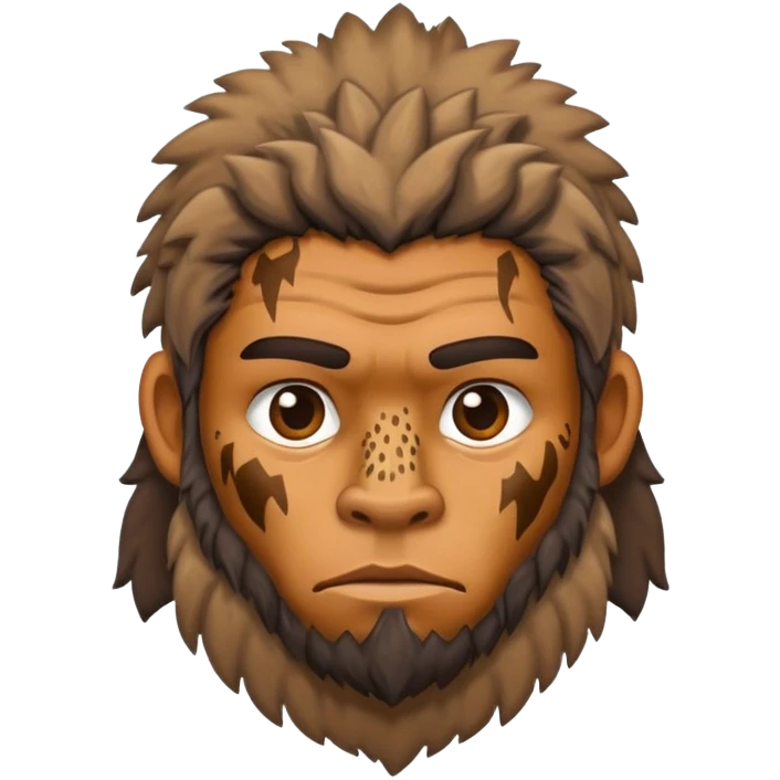 Prehistoric man emoji