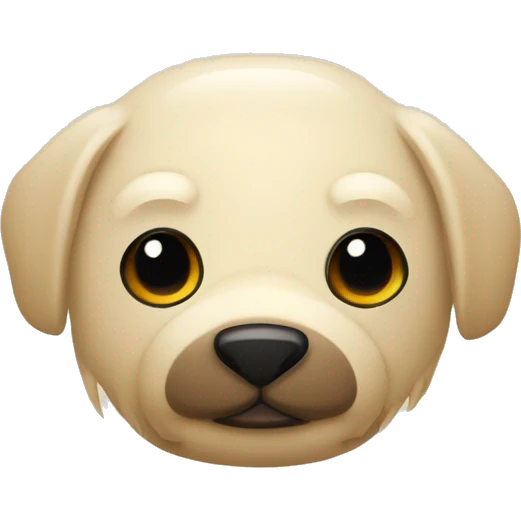 hipopótamo pequeño de peluche color beige emoji