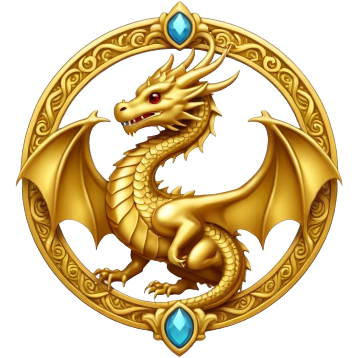 Dragon crest/brosch emoji