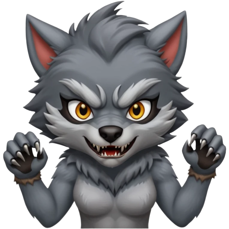 Female Werewolf body emoji