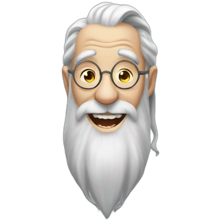 dumbledore laughing emoji