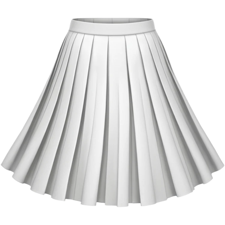 White skirt emoji