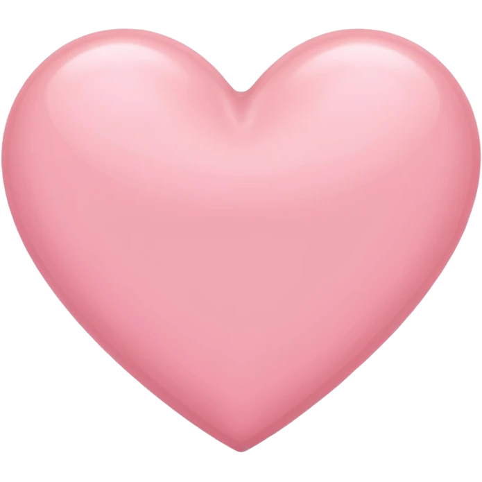 soft pink heart coquette  emoji