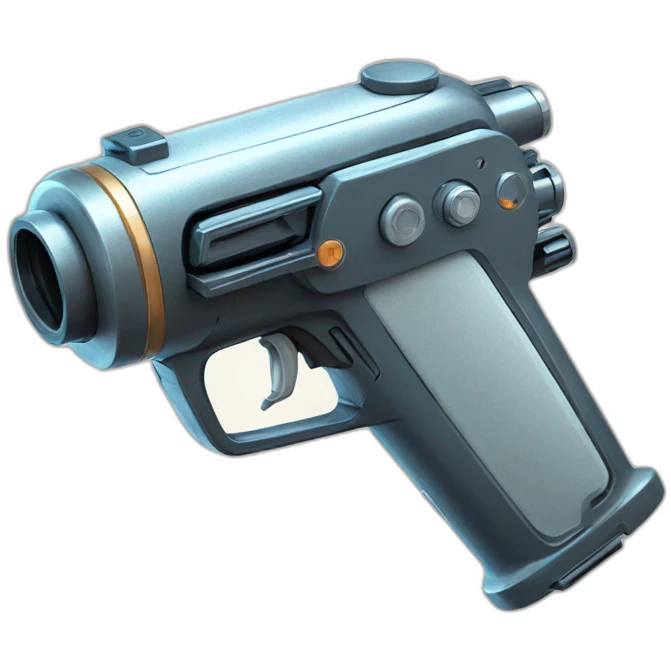 futuristic pistol vacuum emoji