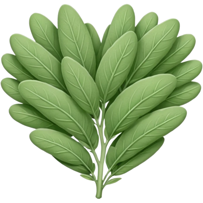 green sage heart emoji