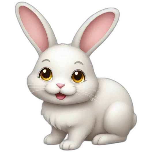 cute bunny emoji
