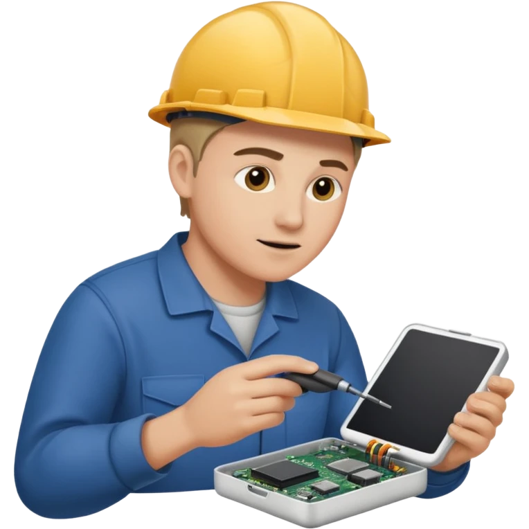 repairing an electronic device emoji