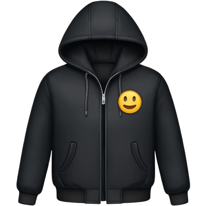 Hood of a jacket emoji