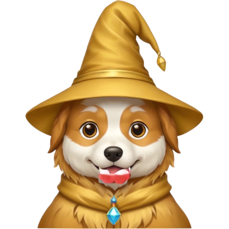 Dog wizard emoji