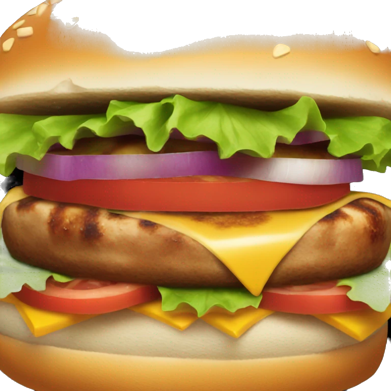 Turkey burger emoji