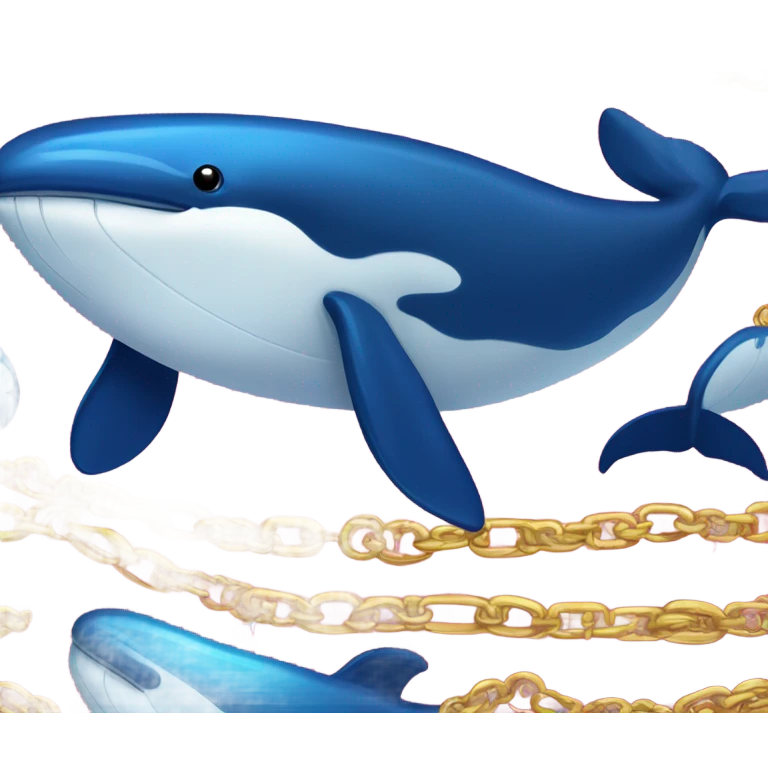 Pimp whale emoji